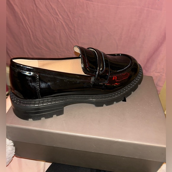 British Style Women's Fashion Loafers (black) - Picture 5 of 5